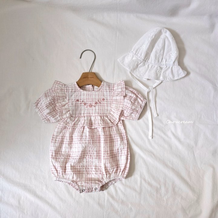 Choucream - Korean Baby Fashion - #babyclothing - Check Frill Suit - 8