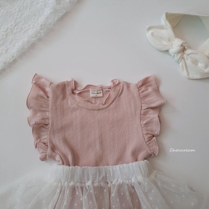 Choucream - Korean Baby Fashion - #babyfever - Sophia Eyelet Suit - 11