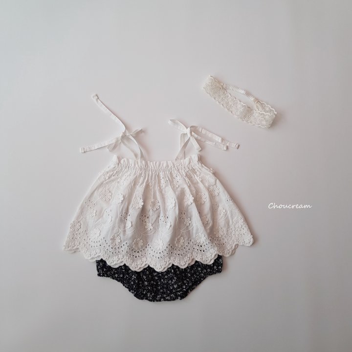Choucream - Korean Baby Fashion - #babygirlfashion - Flower Garden Lace Blouse - 10