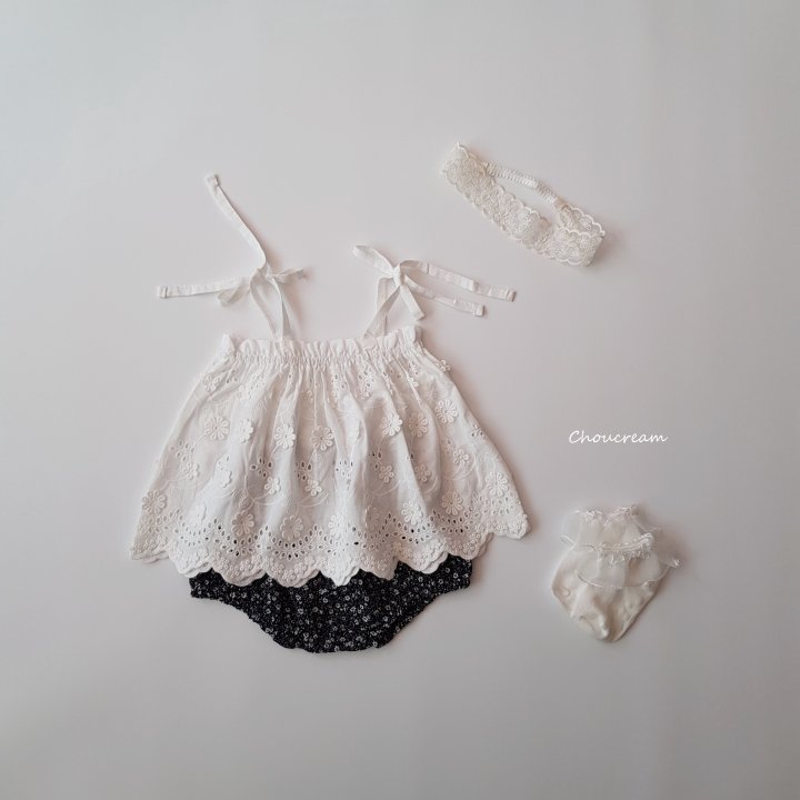 Choucream - Korean Baby Fashion - #babywear - Flower Garden Lace Blouse