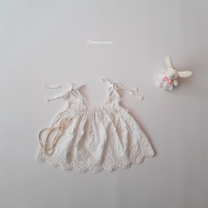 Choucream - Korean Baby Fashion - #onlinebabyboutique - Flower Garden Lace Blouse - 2