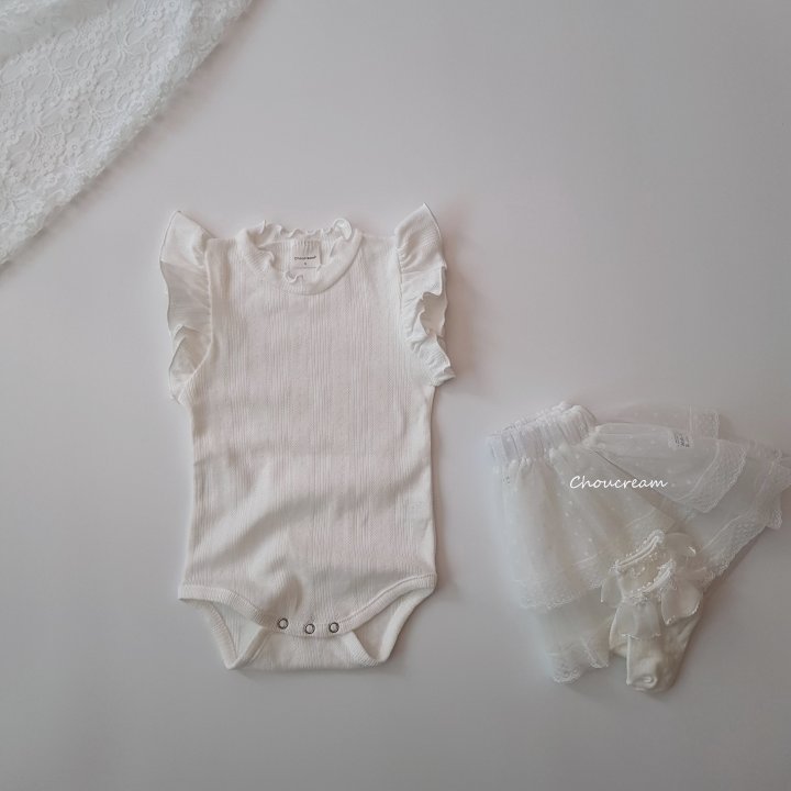 Choucream - Korean Baby Fashion - #smilingbaby - Sophia Eyelet Suit - 6