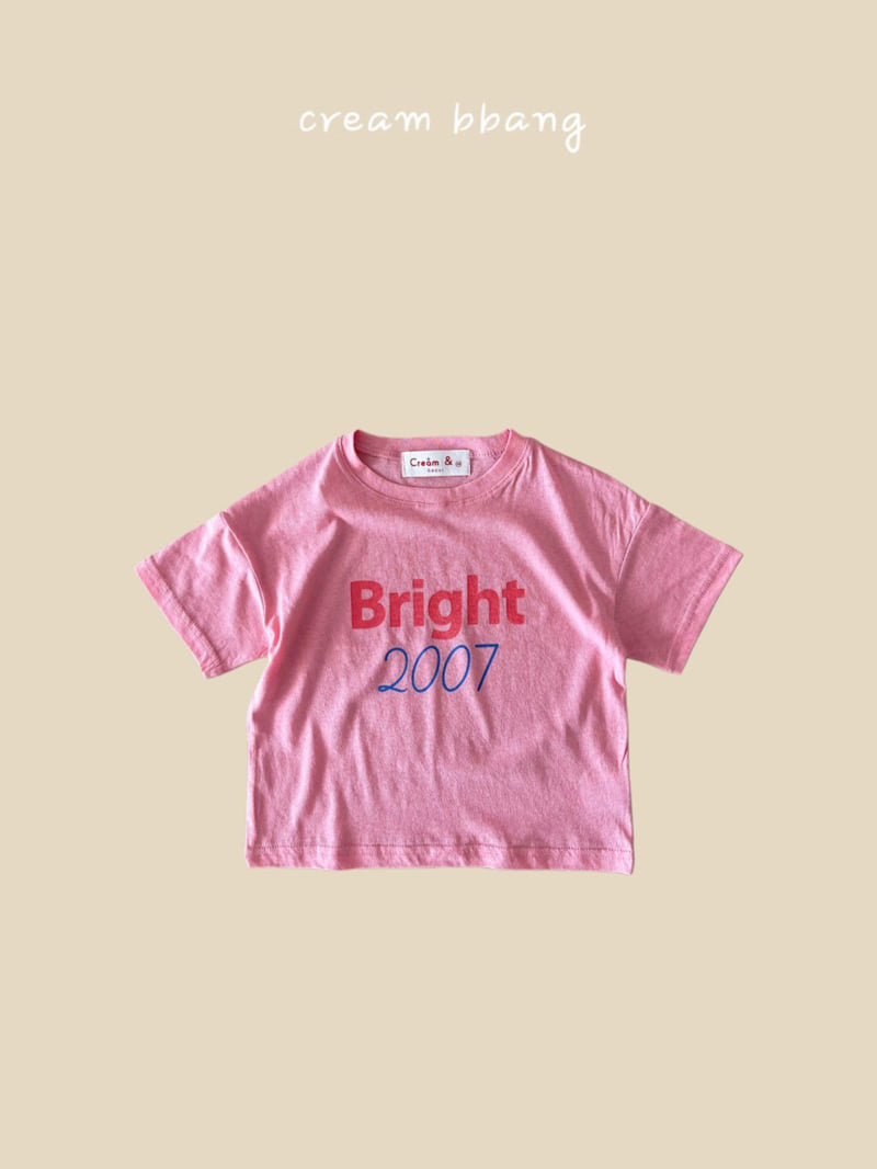 Cream Bbang - Korean Children Fashion - #childrensboutique - Bright Single Tee - 5