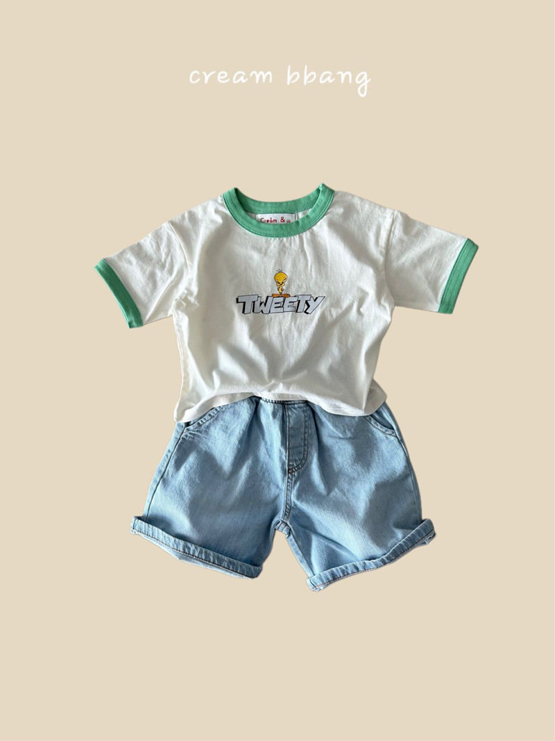 Cream Bbang - Korean Children Fashion - #childrensboutique - Ice Denim Shorts - 4