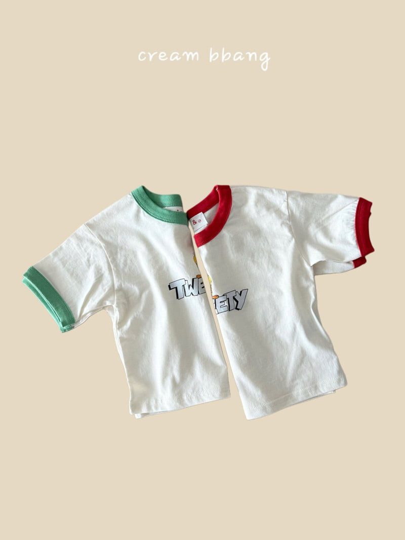 Cream Bbang - Korean Children Fashion - #fashionkids - Tweety Tee - 12