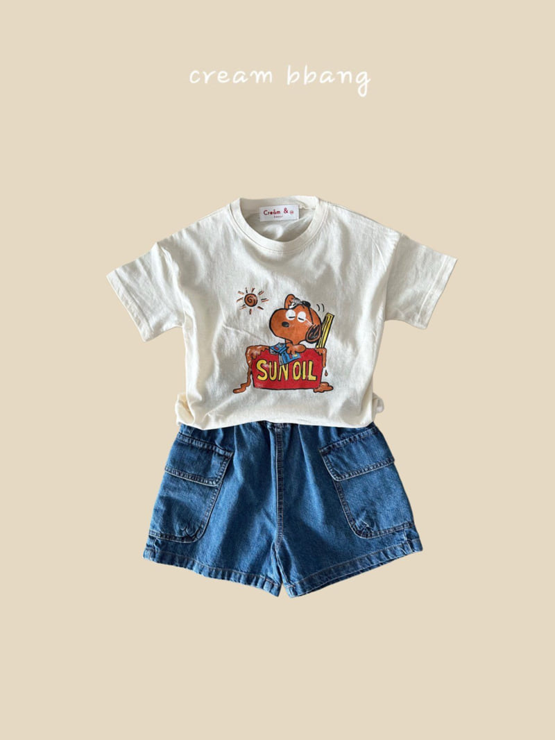Cream Bbang - Korean Children Fashion - #fashionkids - Sun Oil Single Tee - 5