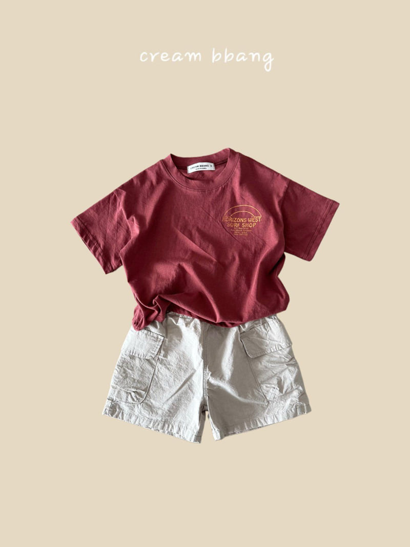 Cream Bbang - Korean Children Fashion - #kidsstore - Horizon Single Tee - 6