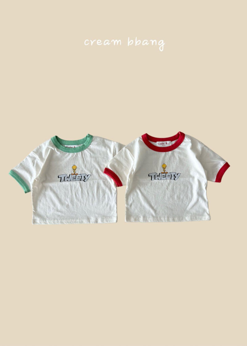 Cream Bbang - Korean Children Fashion - #kidzfashiontrend - Tweety Tee