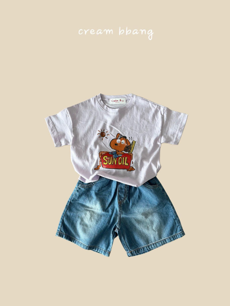 Cream Bbang - Korean Children Fashion - #kidzfashiontrend - Sun Oil Single Tee - 8
