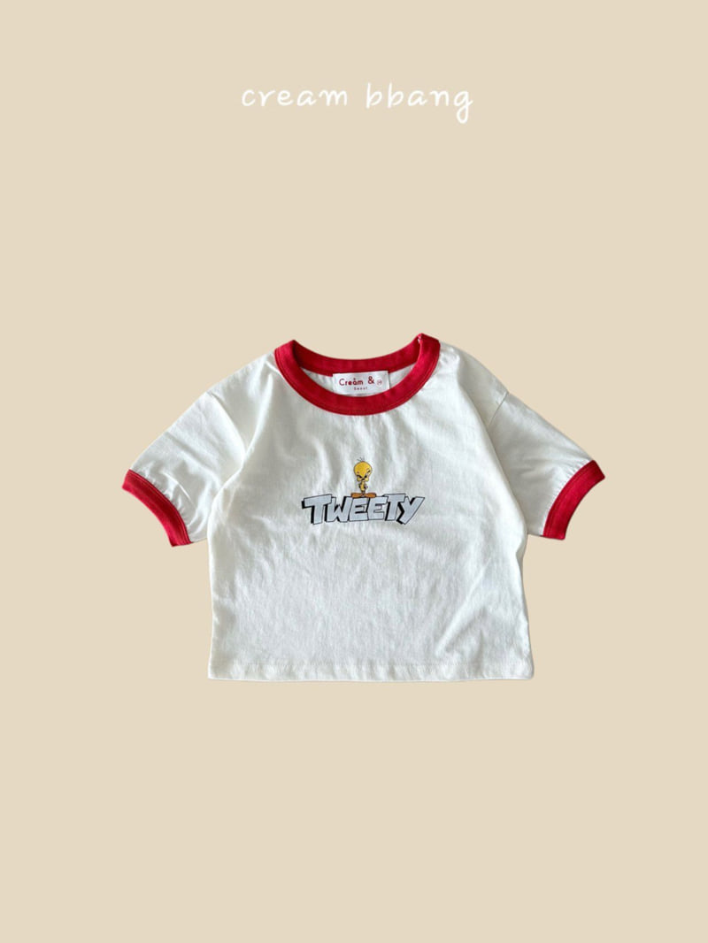 Cream Bbang - Korean Children Fashion - #littlefashionista - Tweety Tee - 4