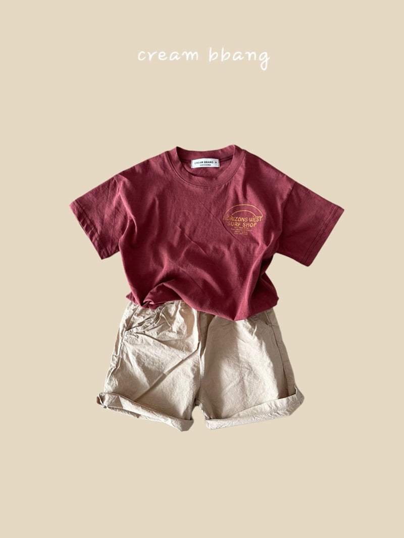 Cream Bbang - Korean Children Fashion - #magicofchildhood - Horizon Single Tee - 10