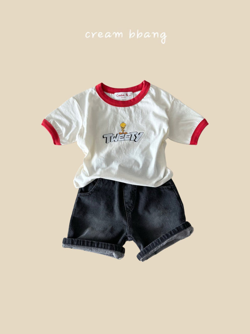 Cream Bbang - Korean Children Fashion - #minifashionista - Tweety Tee - 5