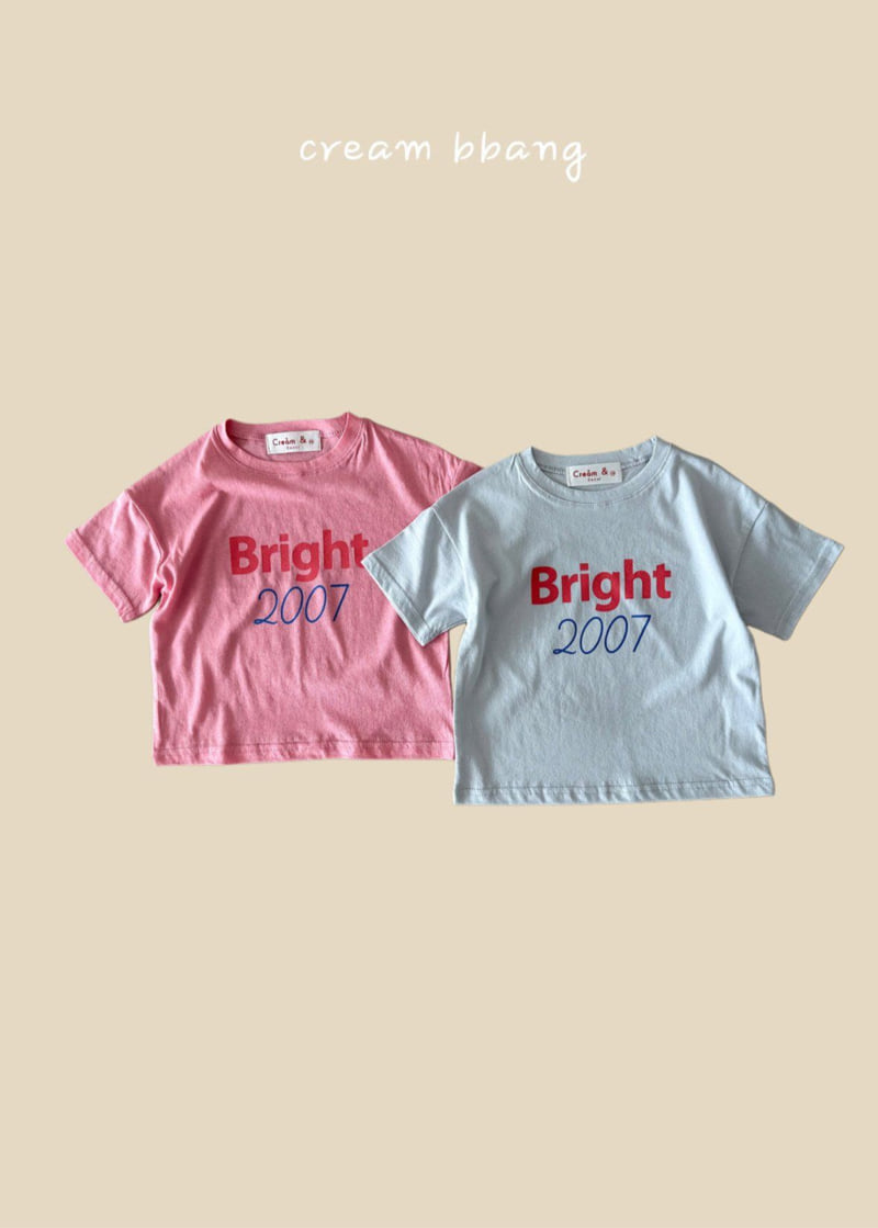 Cream Bbang - Korean Children Fashion - #minifashionista - Bright Single Tee