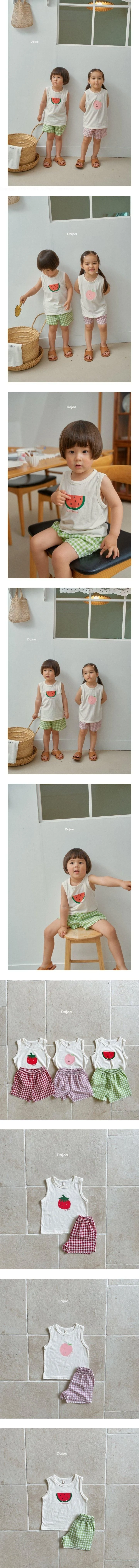 Dajoa - Korean Children Fashion - #fashionkids - Fruit Top Bottom Set