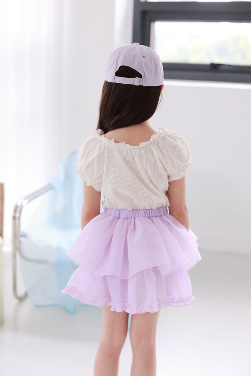 Dalla - Korean Children Fashion - #Kfashion4kids - Shoulder Rose Tee - 9