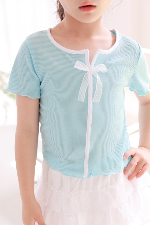 Dalla - Korean Children Fashion - #Kfashion4kids - High Ribbed Tee - 7