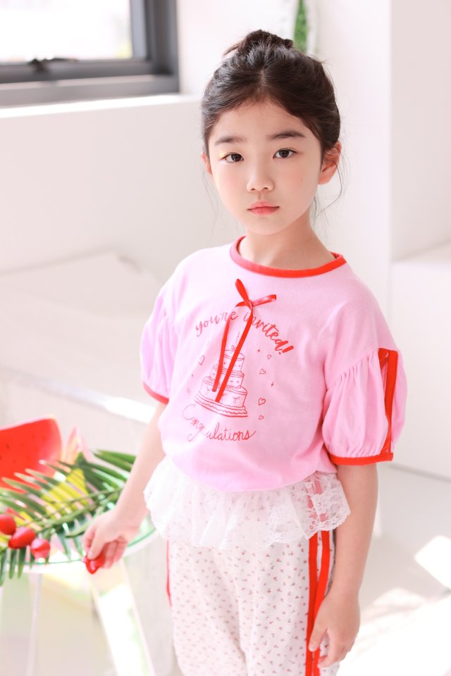 Dalla - Korean Children Fashion - #Kfashion4kids - Party Cake Tee - 6