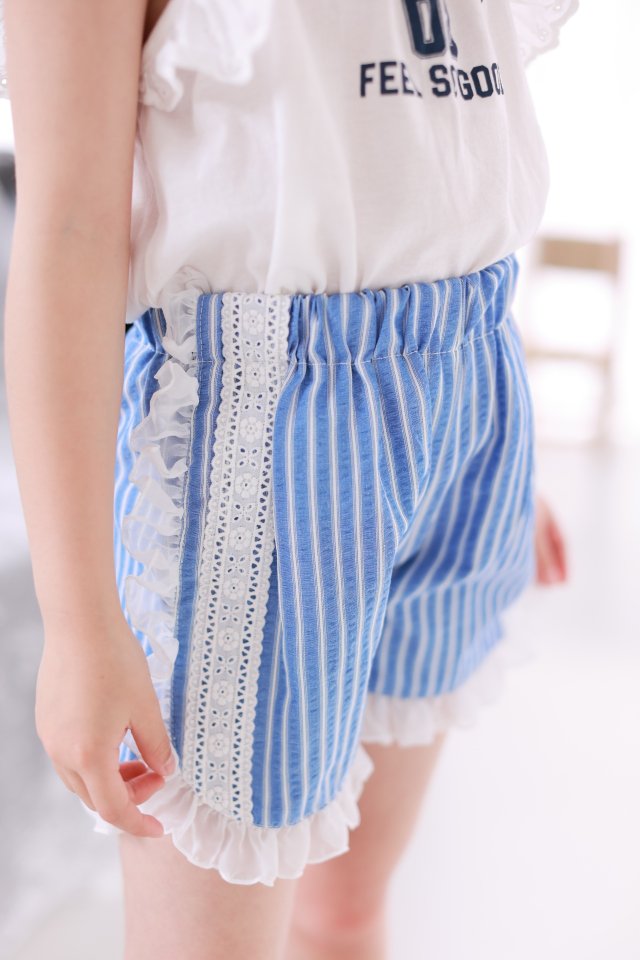 Dalla - Korean Children Fashion - #prettylittlegirls - Frill Dolphin Shorts - 4