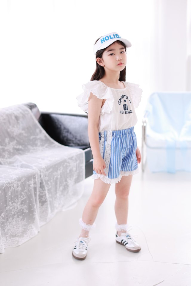 Dalla - Korean Children Fashion - #childofig - Frill Dolphin Shorts - 5
