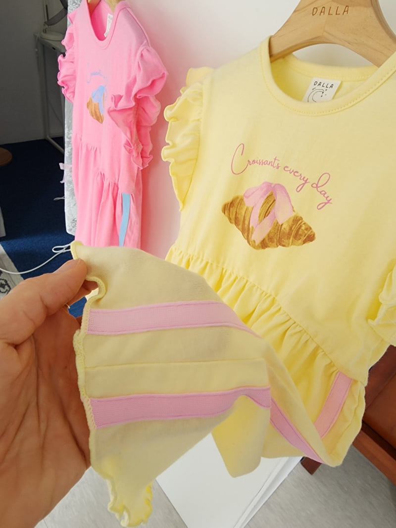 Dalla - Korean Children Fashion - #childrensboutique - Croissant One-piece - 12