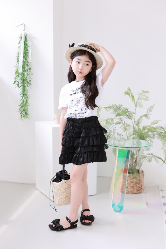 Dalla - Korean Children Fashion - #kidsshorts - Ballerina Tee - 5