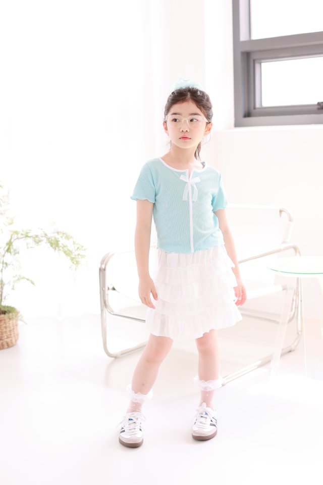 Dalla - Korean Children Fashion - #fashionkids - High Ribbed Tee - 4