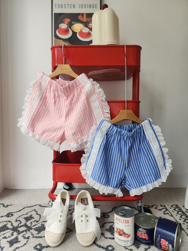 Dalla - Korean Children Fashion - #kidsstore - Frill Dolphin Shorts - 11