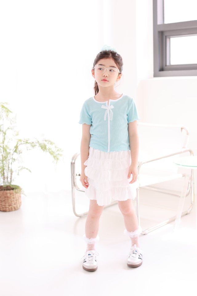 Dalla - Korean Children Fashion - #kidsstore - High Ribbed Tee - 5