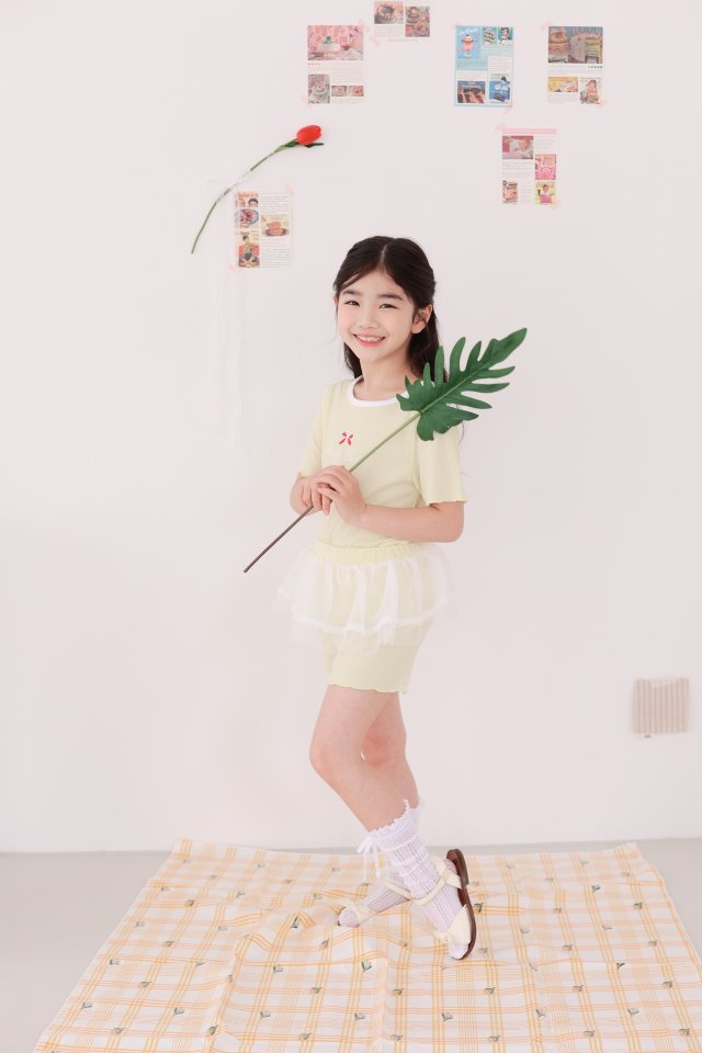 Dalla - Korean Children Fashion - #kidsstore - Candy Ribbed Set - 3