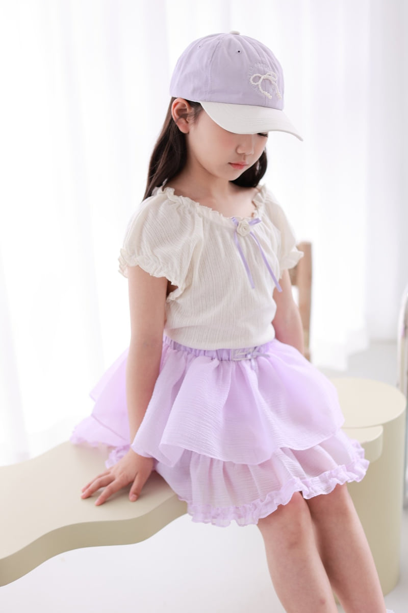 Dalla - Korean Children Fashion - #kidzfashiontrend - Shoulder Rose Tee - 8