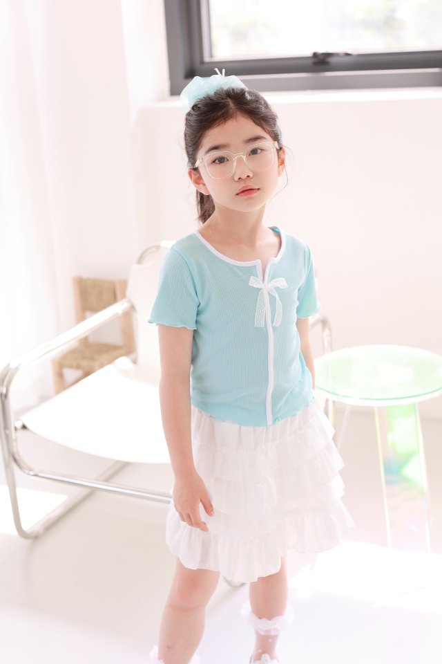 Dalla - Korean Children Fashion - #kidzfashiontrend - High Ribbed Tee - 6