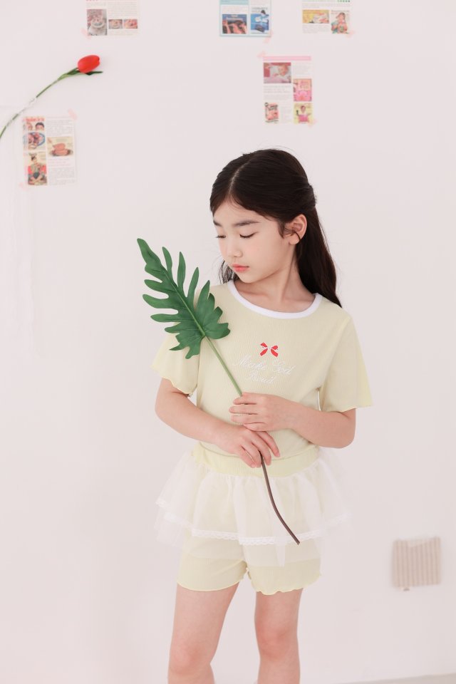Dalla - Korean Children Fashion - #magicofchildhood - Candy Ribbed Set - 7
