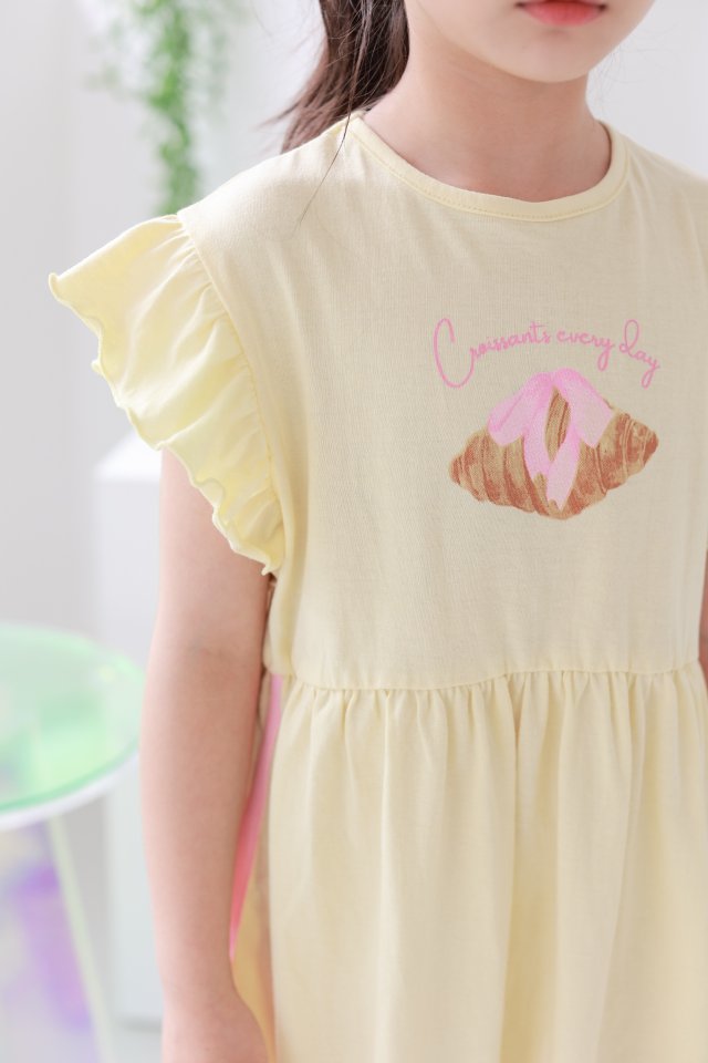 Dalla - Korean Children Fashion - #minifashionista - Croissant One-piece - 6