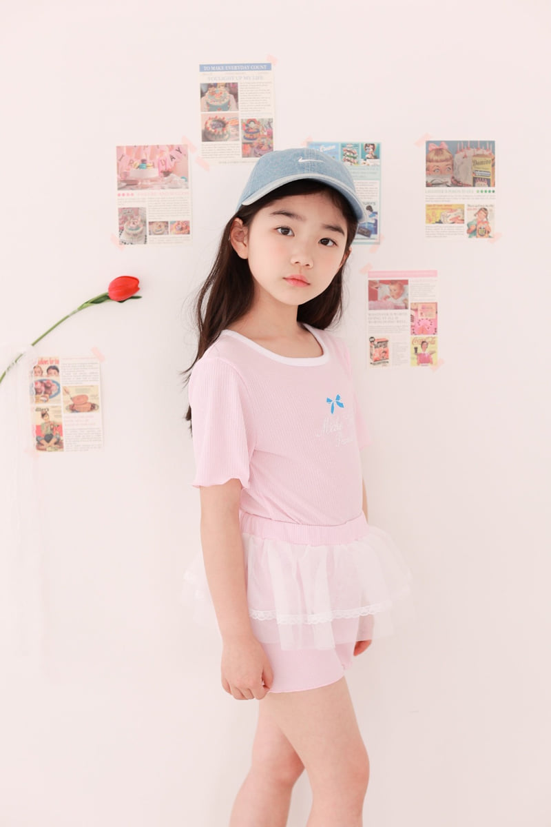 Dalla - Korean Children Fashion - #prettylittlegirls - Candy Ribbed Set - 9