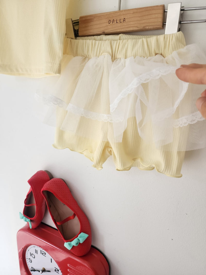 Dalla - Korean Children Fashion - #stylishchildhood - Candy Ribbed Set - 12