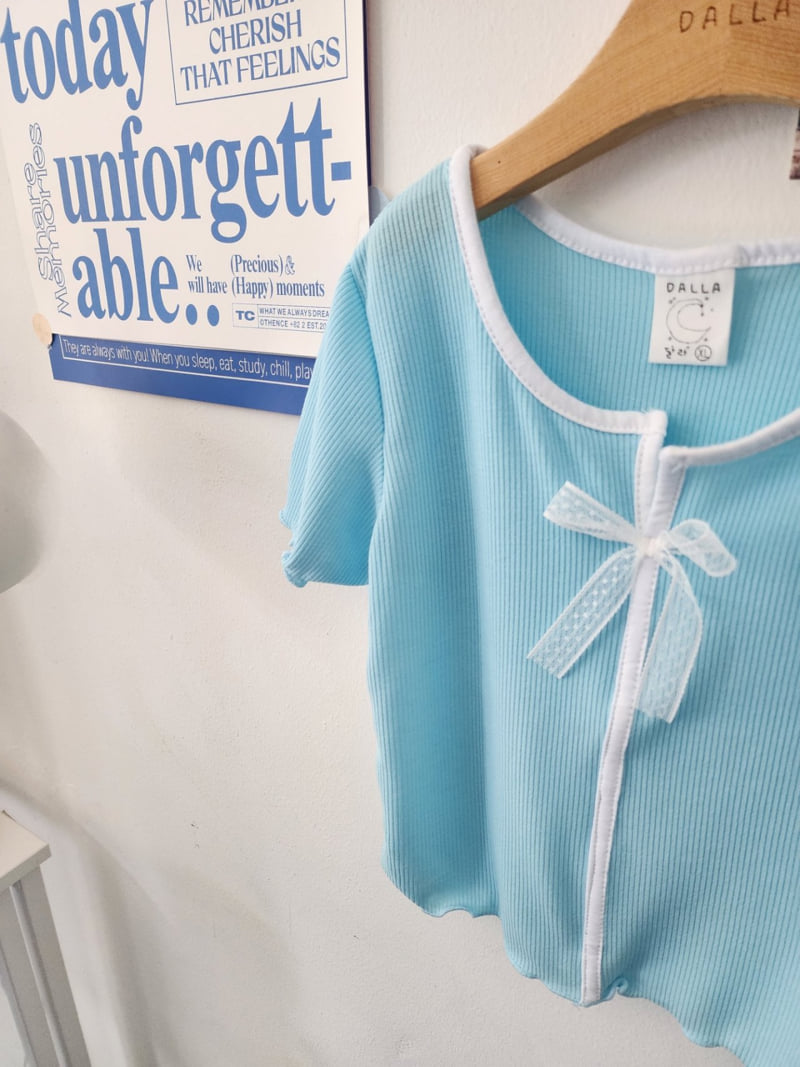 Dalla - Korean Children Fashion - #todddlerfashion - High Ribbed Tee - 12