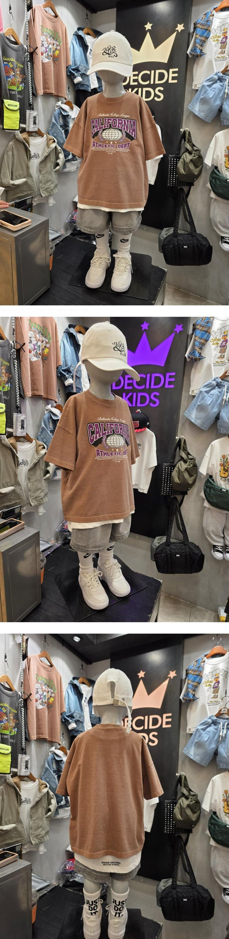 Decide Kids - Korean Children Fashion - #Kfashion4kids - California Short Sleeve Tee