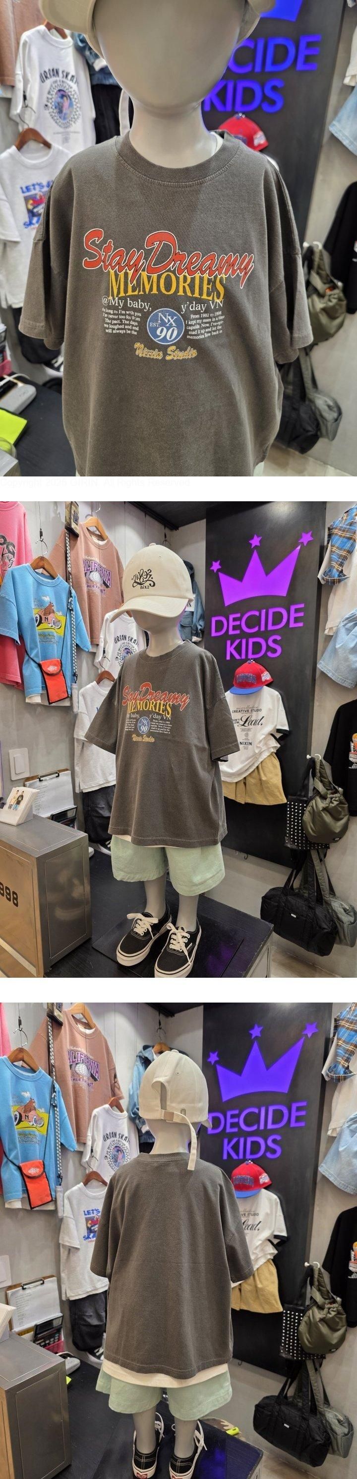 Decide Kids - Korean Children Fashion - #minifashionista - Stay Short Sleeve Tee
