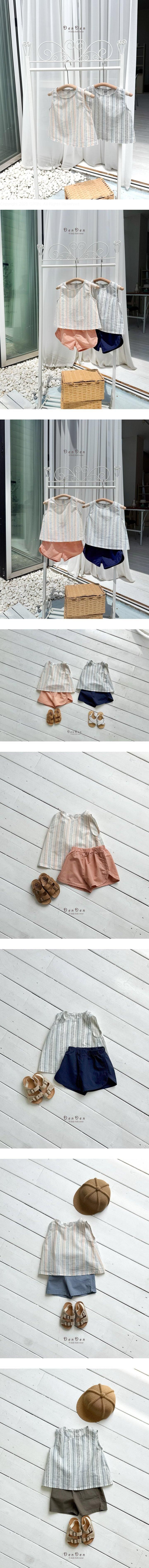Denden - Korean Baby Fashion - #onlinebabyshop - Lito Sleeveless Top