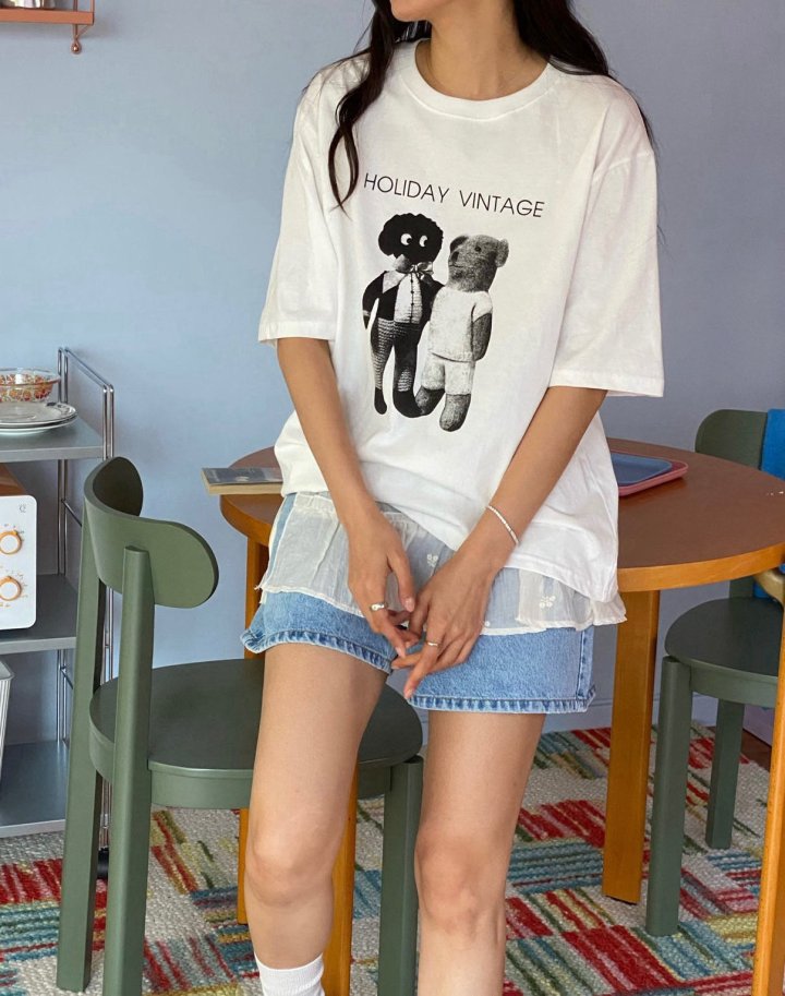 Diana - Korean Women Fashion - #momslook - Holly Tee - 10