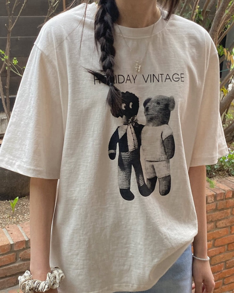 Diana - Korean Women Fashion - #momslook - Holly Tee - 12
