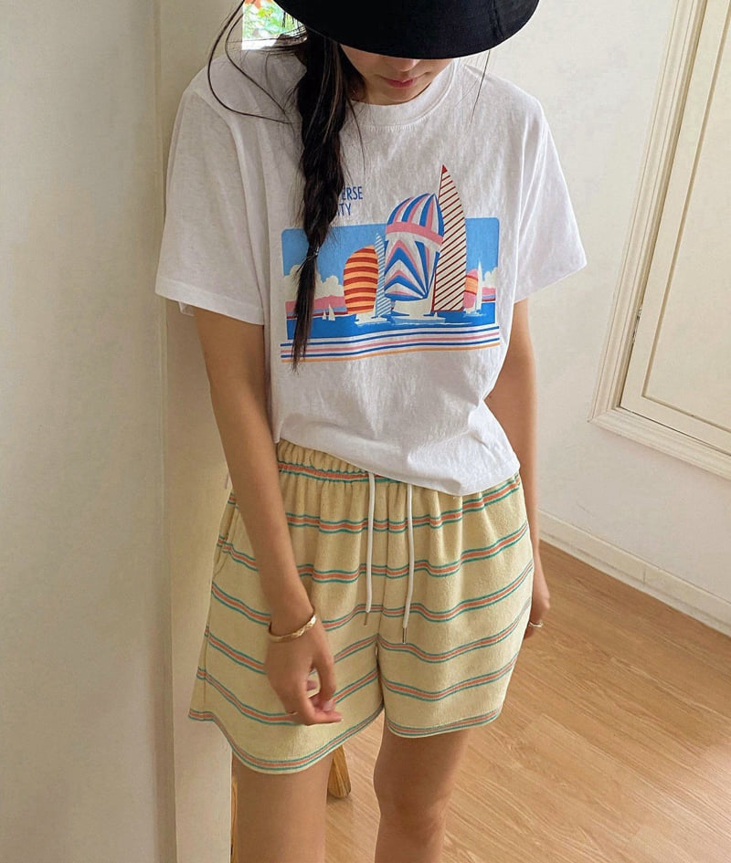 Diana - Korean Women Fashion - #momslook - Travel Tee - 6