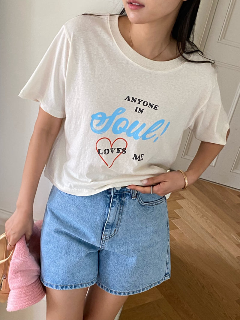 Diana - Korean Women Fashion - #momslook - Love Me Tee - 5