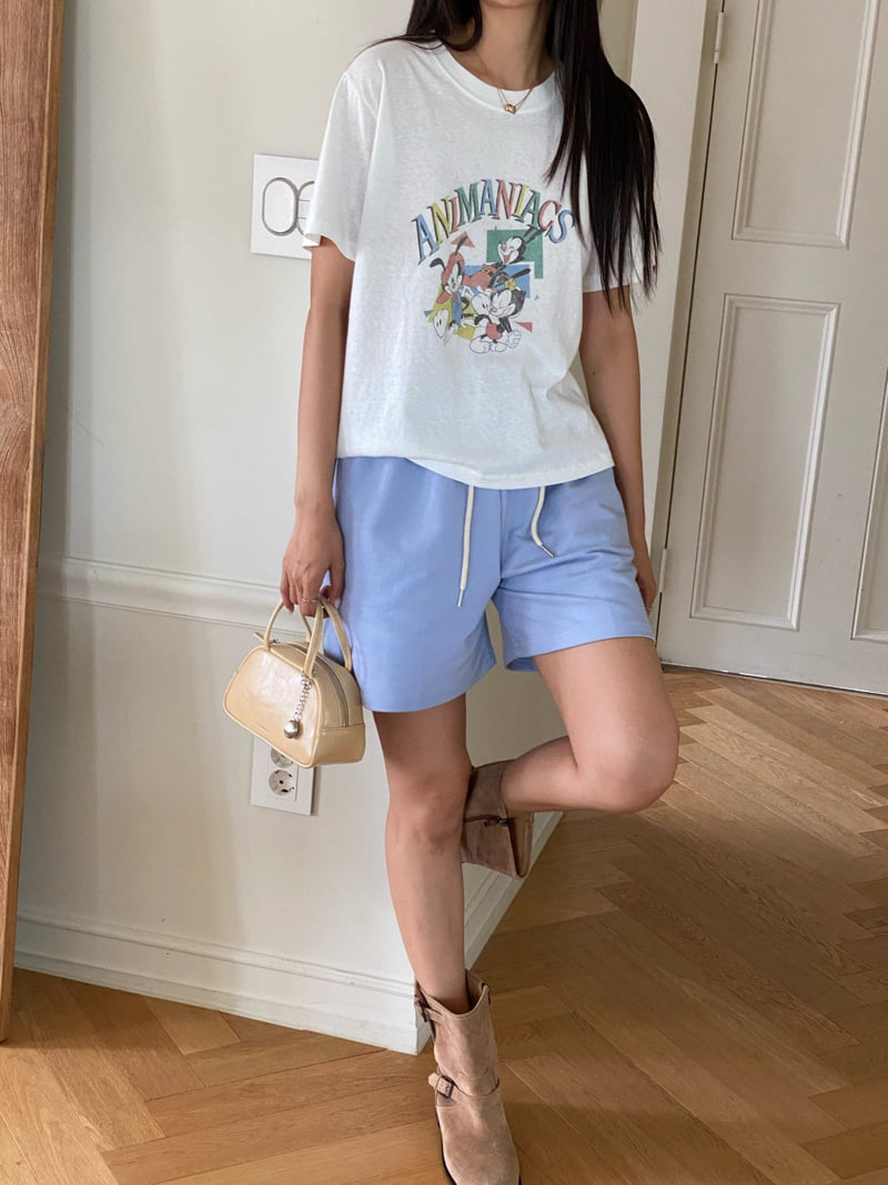 Diana - Korean Women Fashion - #momslook - Annie Axe Tee - 12