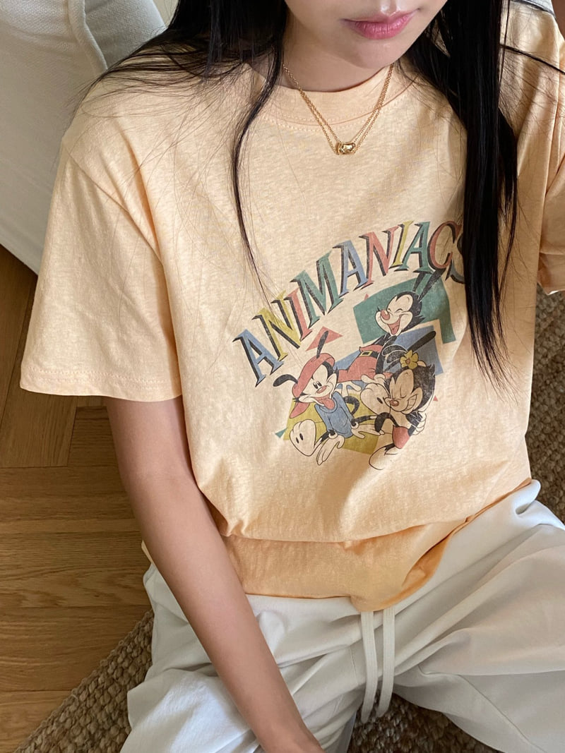 Diana - Korean Women Fashion - #momslook - Annie Axe Tee - 8