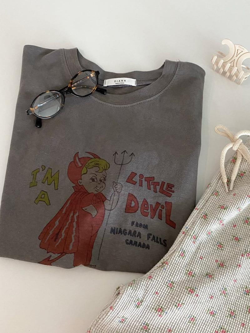 Diana - Korean Women Fashion - #momslook - Devil Tee - 12