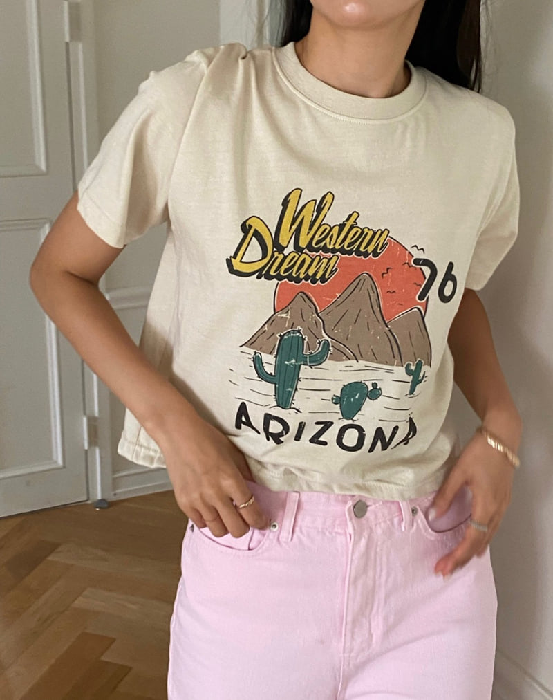 Diana - Korean Women Fashion - #momslook - Western Tee - 10