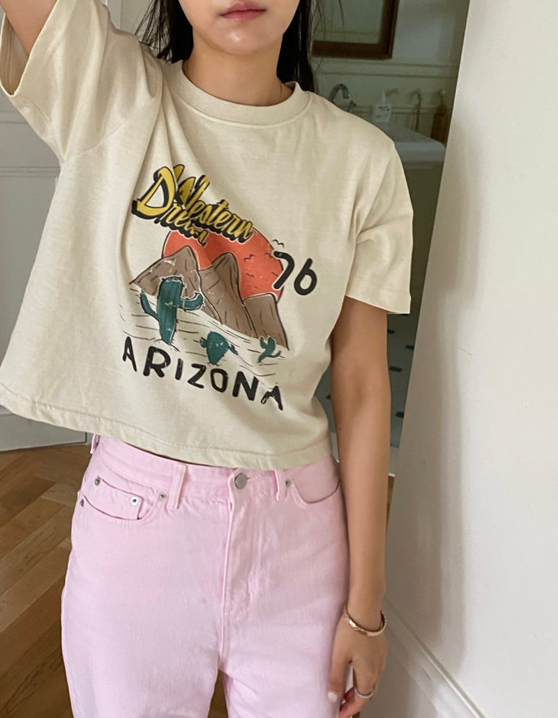Diana - Korean Women Fashion - #momslook - Western Tee - 11