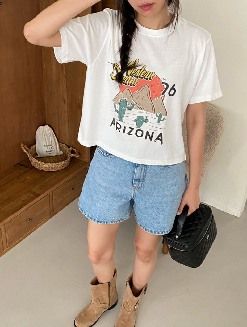 Diana - Korean Women Fashion - #momslook - Western Tee - 6