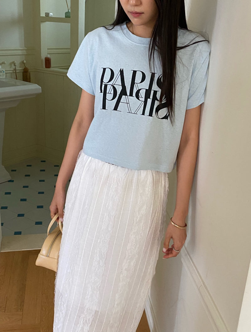 Diana - Korean Women Fashion - #momslook - Pure Paris Tee